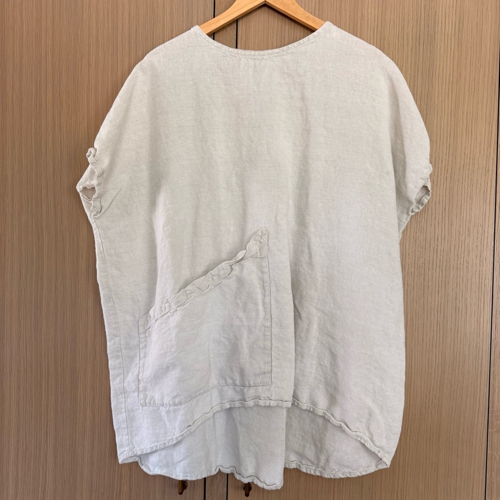 Elizabeth Suzann Harper Tunic in natural linen